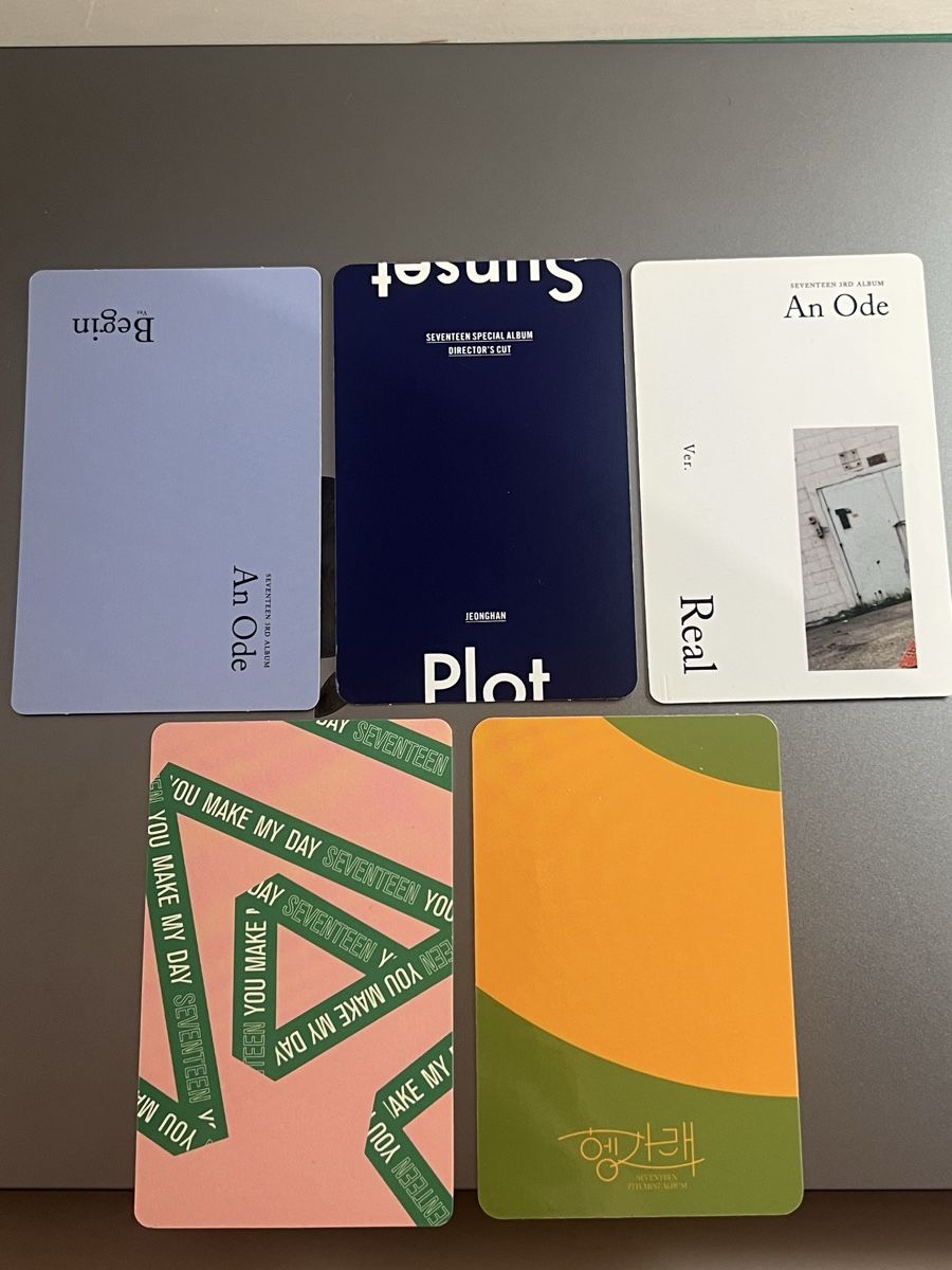 Carte collezionabili: Kpop Seventeen Photocards SET – Nuovo (secondo la descrizione) da Niederweningen venduto da this_that 1