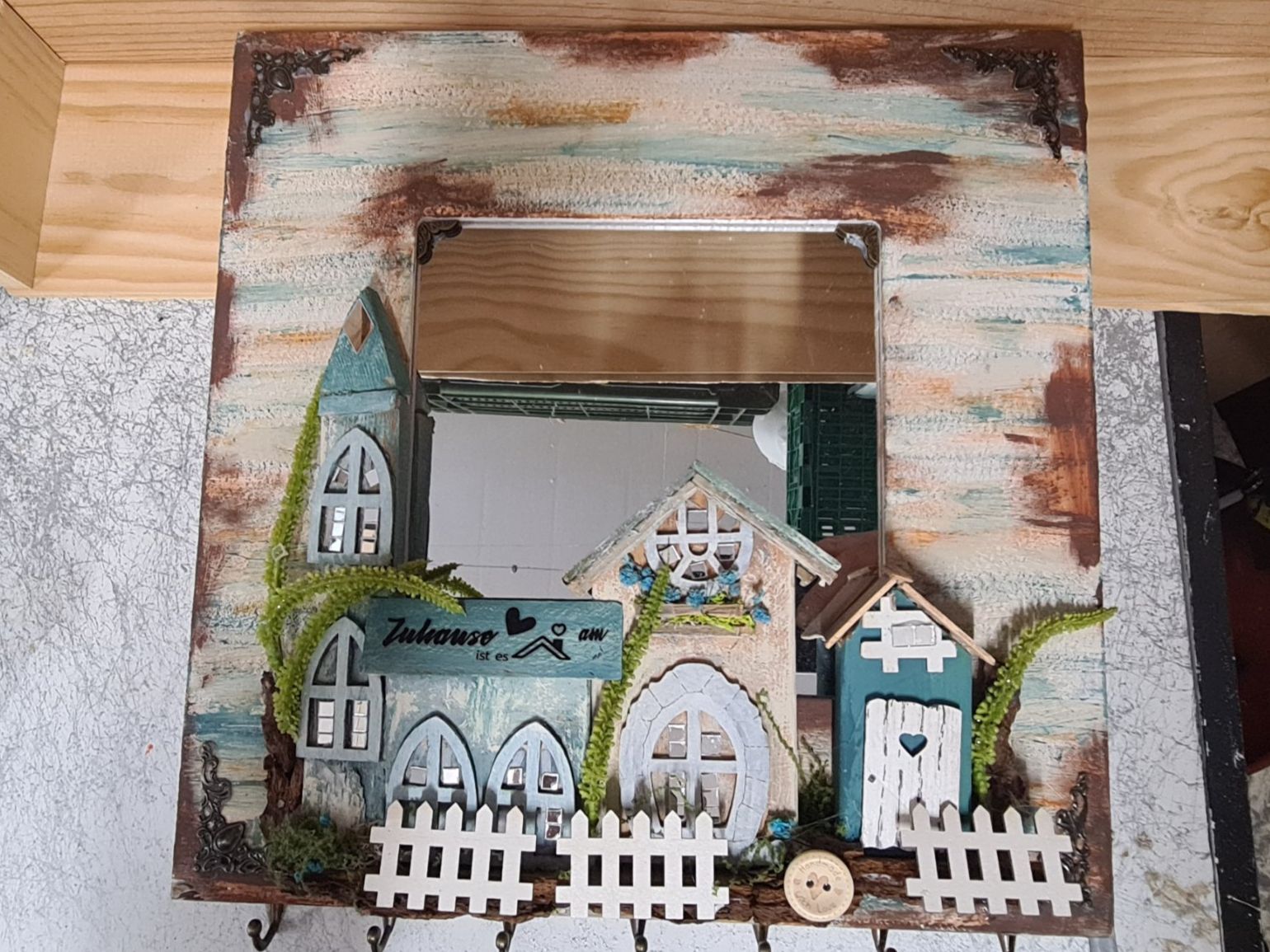 Porte manteau: Hand gefertigtes Schlüsselbrett, 30x30cm – Neuf avec emballage d'origine à Amriswil par kleindeko 1