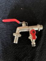 Wasserhahn mit zwei Auslässen 1/2 Zoll Neu