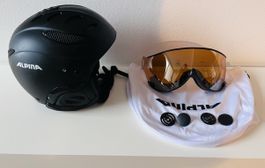 Alpina Ski-/Snowboardhelm mit Visier – Top Zustand! Unisex