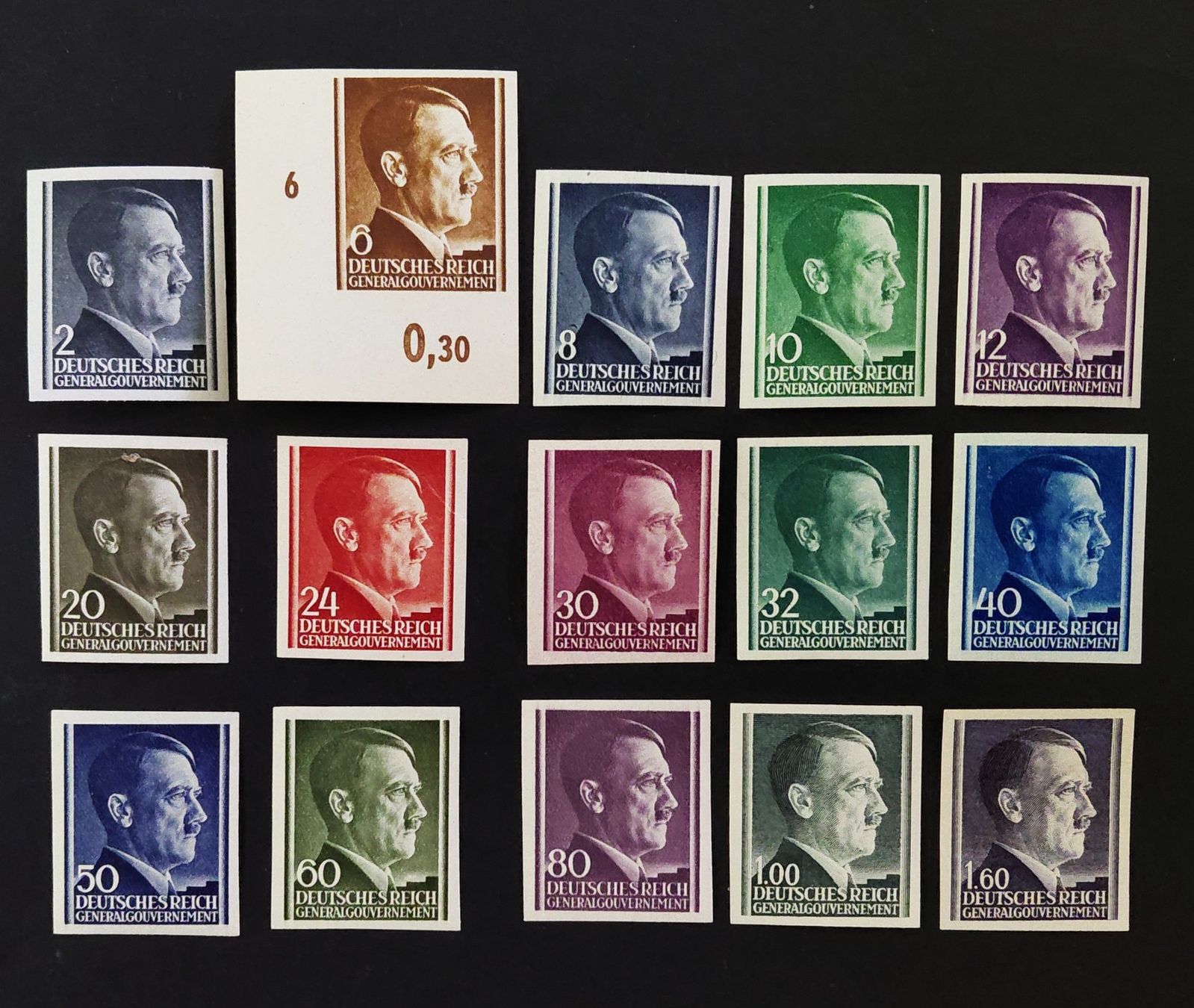 Tutti i francobolli: Generalgouvernement 1941**ungezähnt** – Nuovo (secondo la descrizione) da Ebikon venduto da smartbox