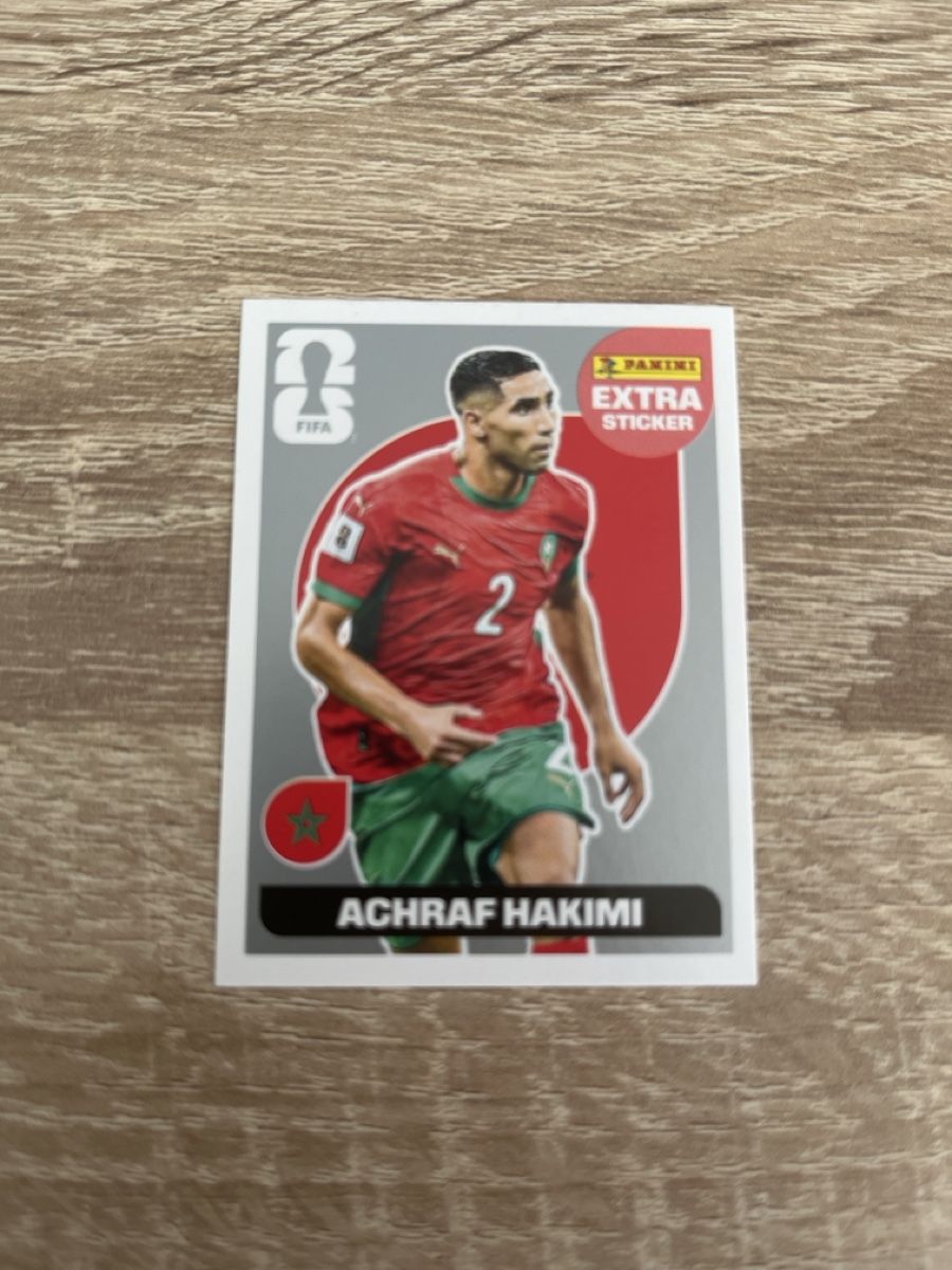 Panini Sammelbilder & Trading cards: Extra Sticker Panini Achraf Hakimi silver – Gebraucht aus Daillon von Camus82