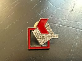 Klassische Anstecknadel der Kantonalbank, Top Zustand!