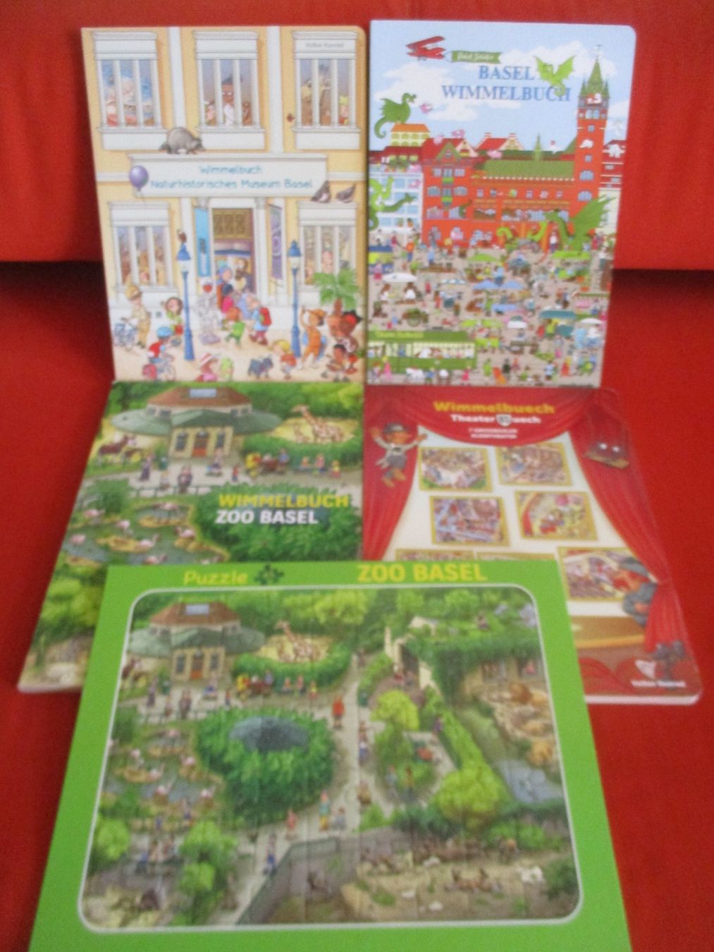 Libri: 4 x Wimmelbuch, 1 x Puzzle Basel – Usato da Birsfelden venduto da alles-muss-raus