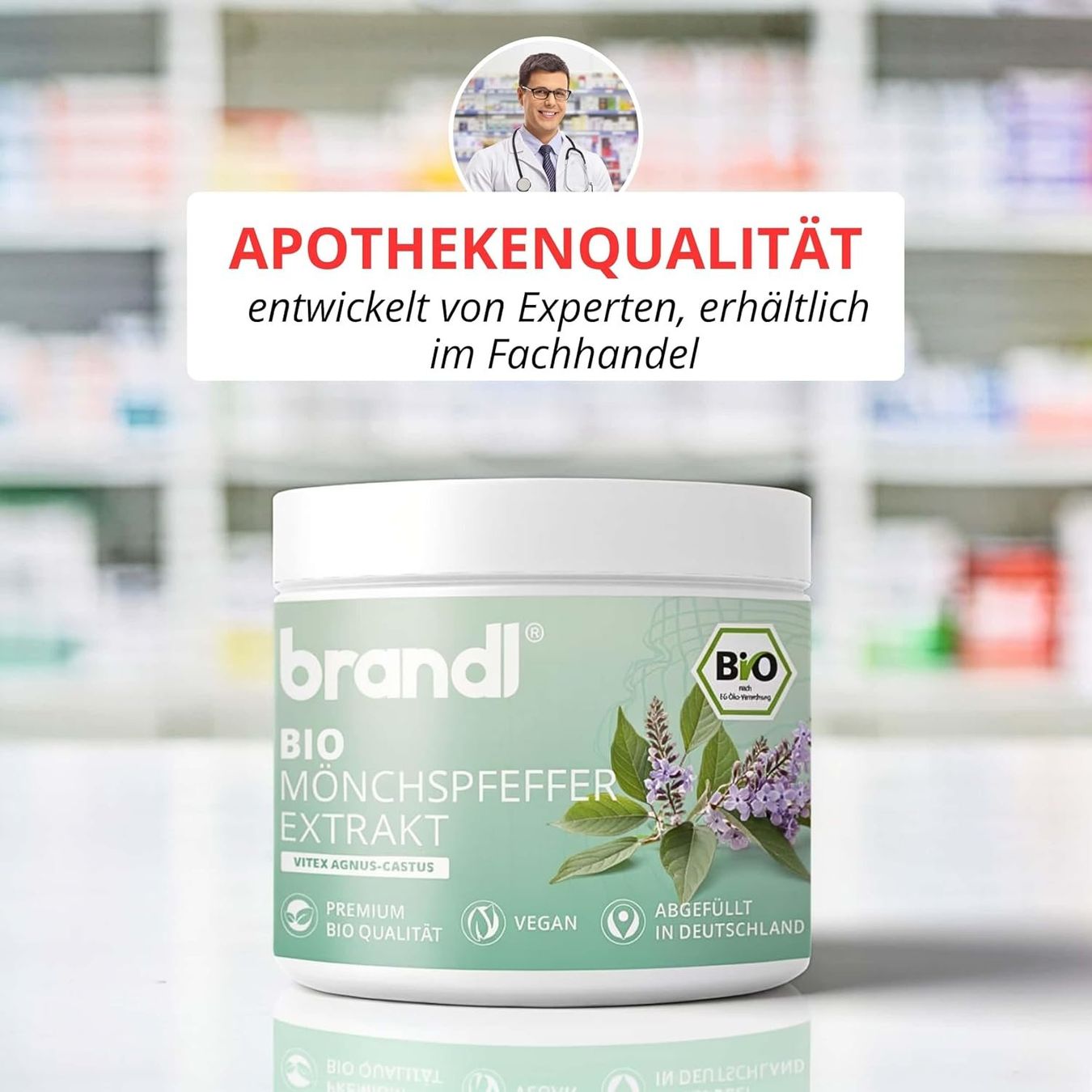 Cibi & Specialità: BIO Mönchspfeffer 20mg 180 Kapseln Vegan – Nuovo e nell'imballaggio originale da Suhr venduto da TradeMasters 3