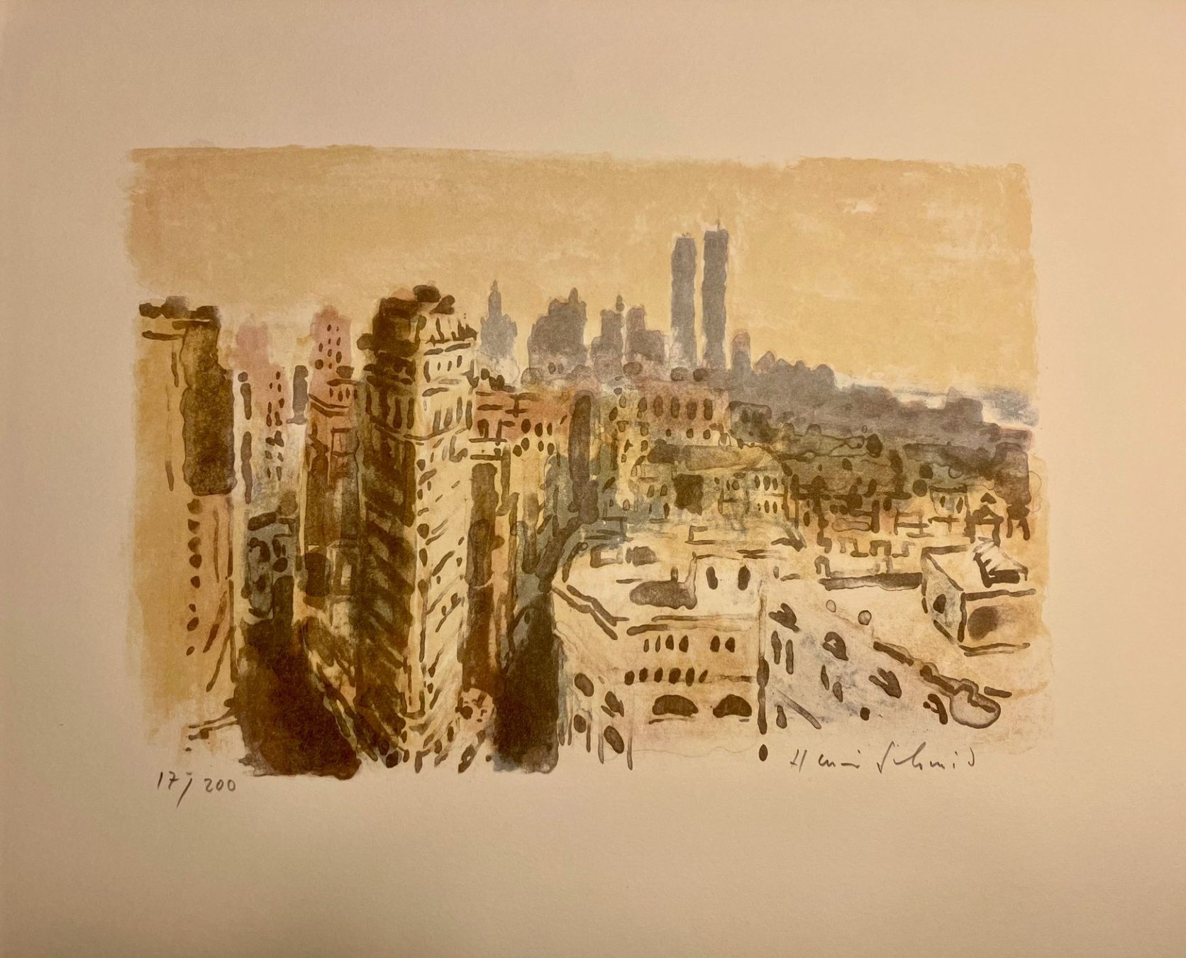 Grafica & Litografie: Lithographie von Henri Schmid – Usato da Winterthur venduto da Barunggeli 5