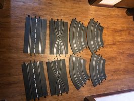 Carrera 132/124 Ausbauset  2GERADEN & 4Kurven & 2Kreuzungen