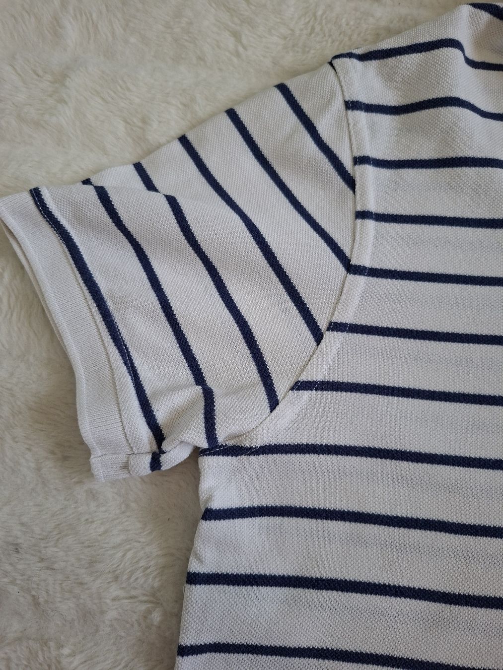 Barbour Magliette Polo: Polo Barbour rayé blanc et bleu taille S  – Usato da Renens VD venduto da ser_j2fn 8