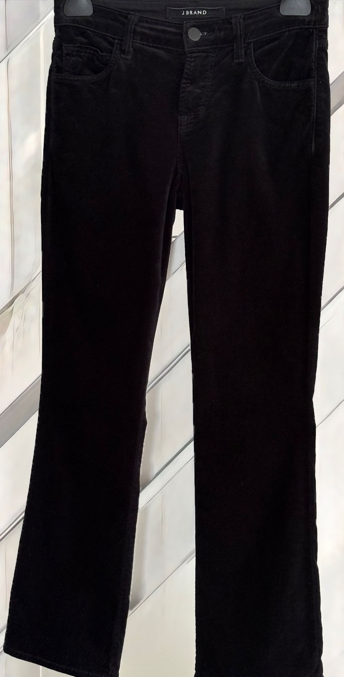 Pantaloni: Hose Samt J Brand, schwarz, Gr. 24 – Usato da Kilchberg venduto da boudoir076
