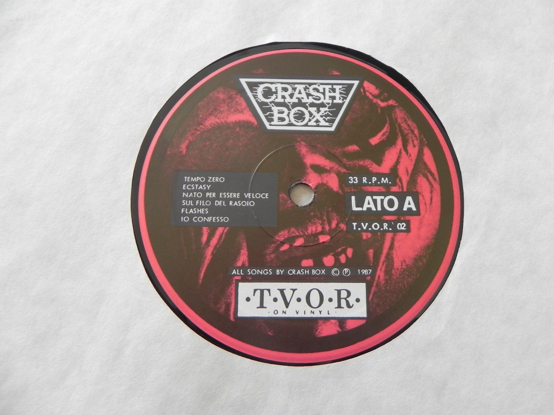 Dischi in vinile: LP Italy Thrash Hardcore Punk Crash Box – Usato da Siebnen venduto da krimsie 5