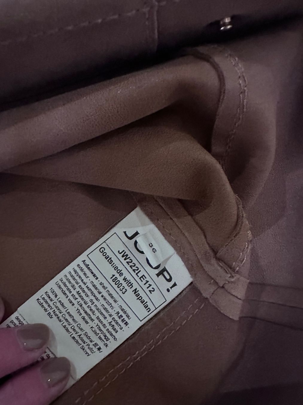 Joop Blusen: Joop | Hemdbluse | Leder | Gr. 36 – Gebraucht aus Kilchberg ZH von nad_6dwp 5