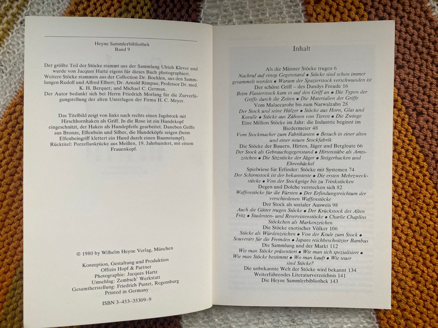 Libri: 1980 Buch "Stöcke" – Usato da Trimbach venduto da Antik-Samariter 2