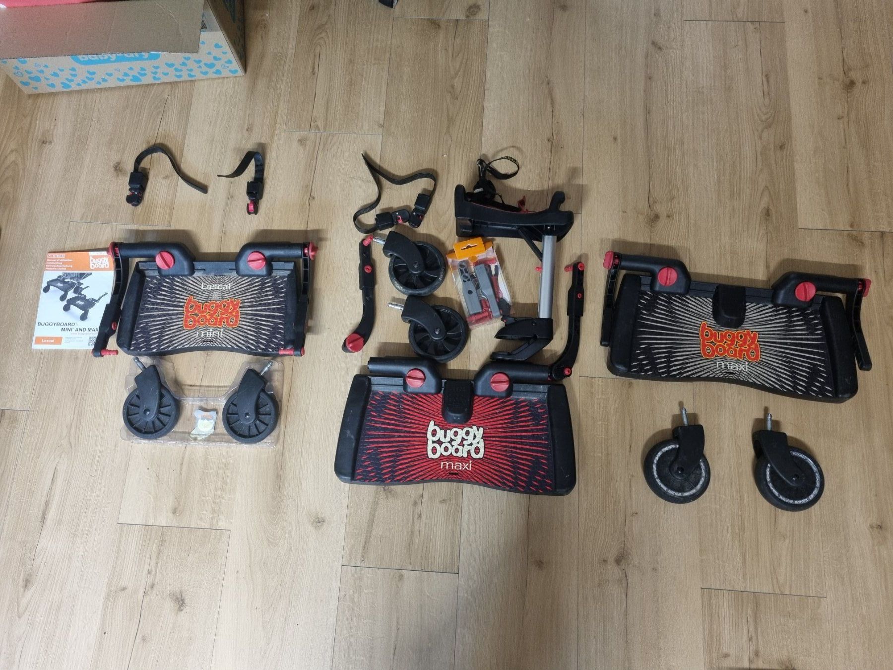 Lascal Kinderwagen Zubehör: Lascal BuggyBoard Maxi & Mini inkl. BuggyBoard Saddle – Gebraucht aus Allschwil von RWest