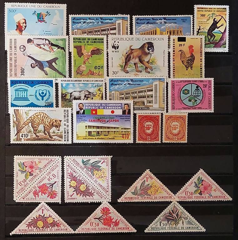 Tutti i francobolli: Cameroun, 94 timbres ** – Nuovo (secondo la descrizione) da Saillon venduto da picav 3