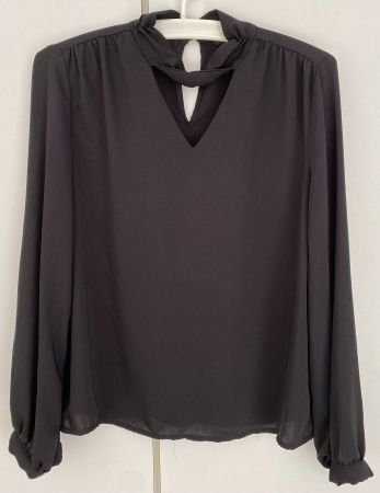 Schwarze Bluse, Gr. 42