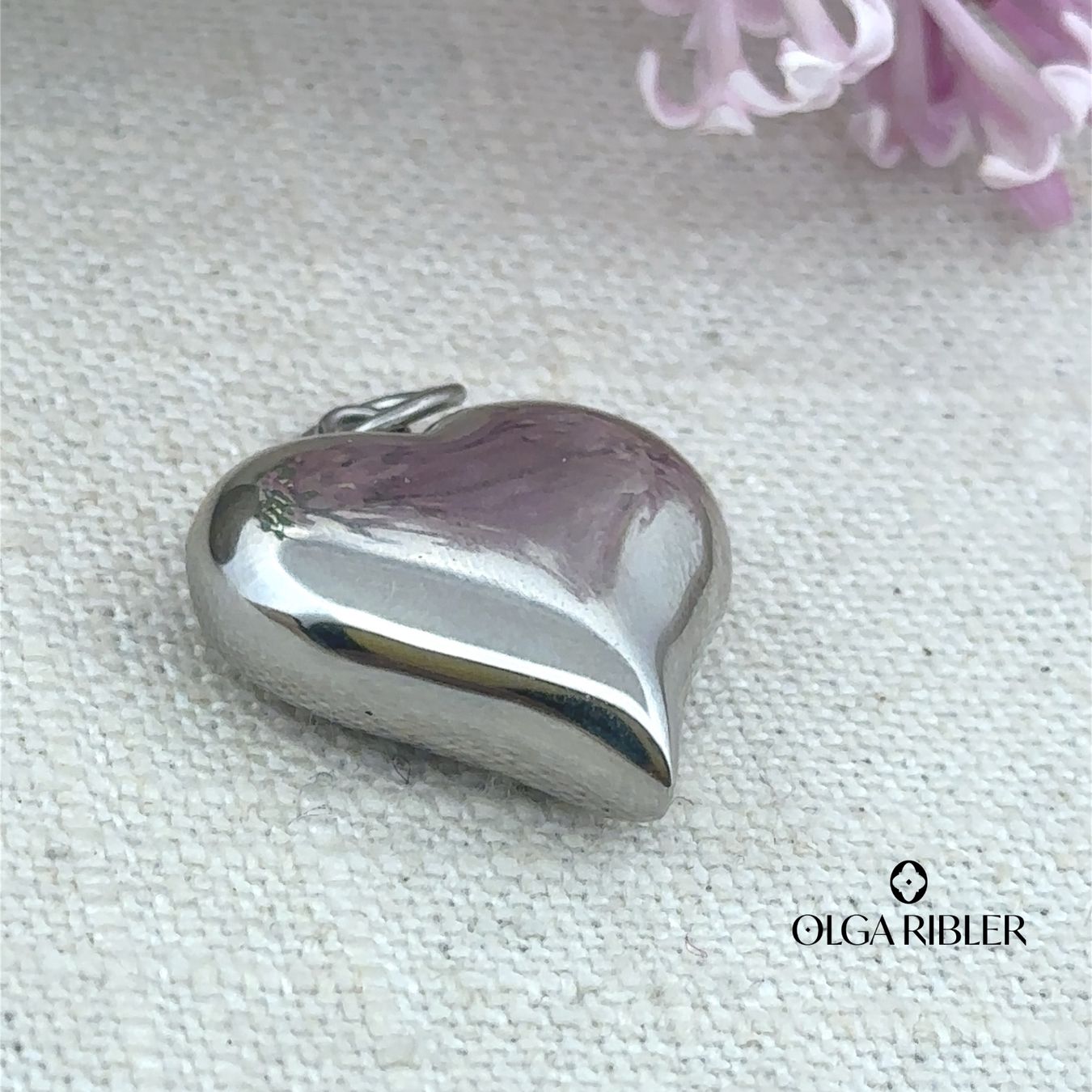 Olga Ribler Ciondoli: Herzanhänger, Edelstahl – Nuovo (secondo la descrizione) da Luzern venduto da MonikaS03