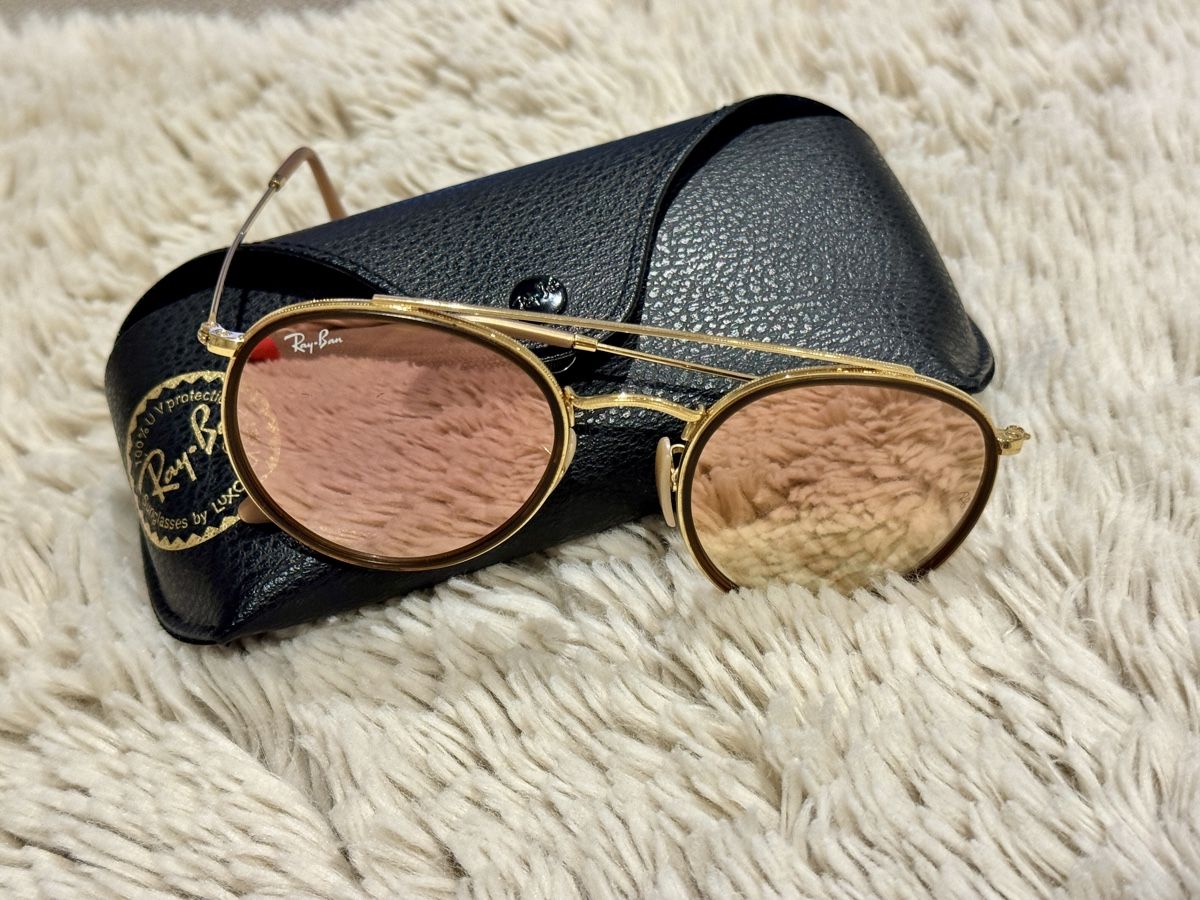 Ray-Ban Occhiali & Lenti: Ray Ban Round Double Bridge Sonnenbrille – Usato da Affoltern am Albis venduto da jul_9gnb