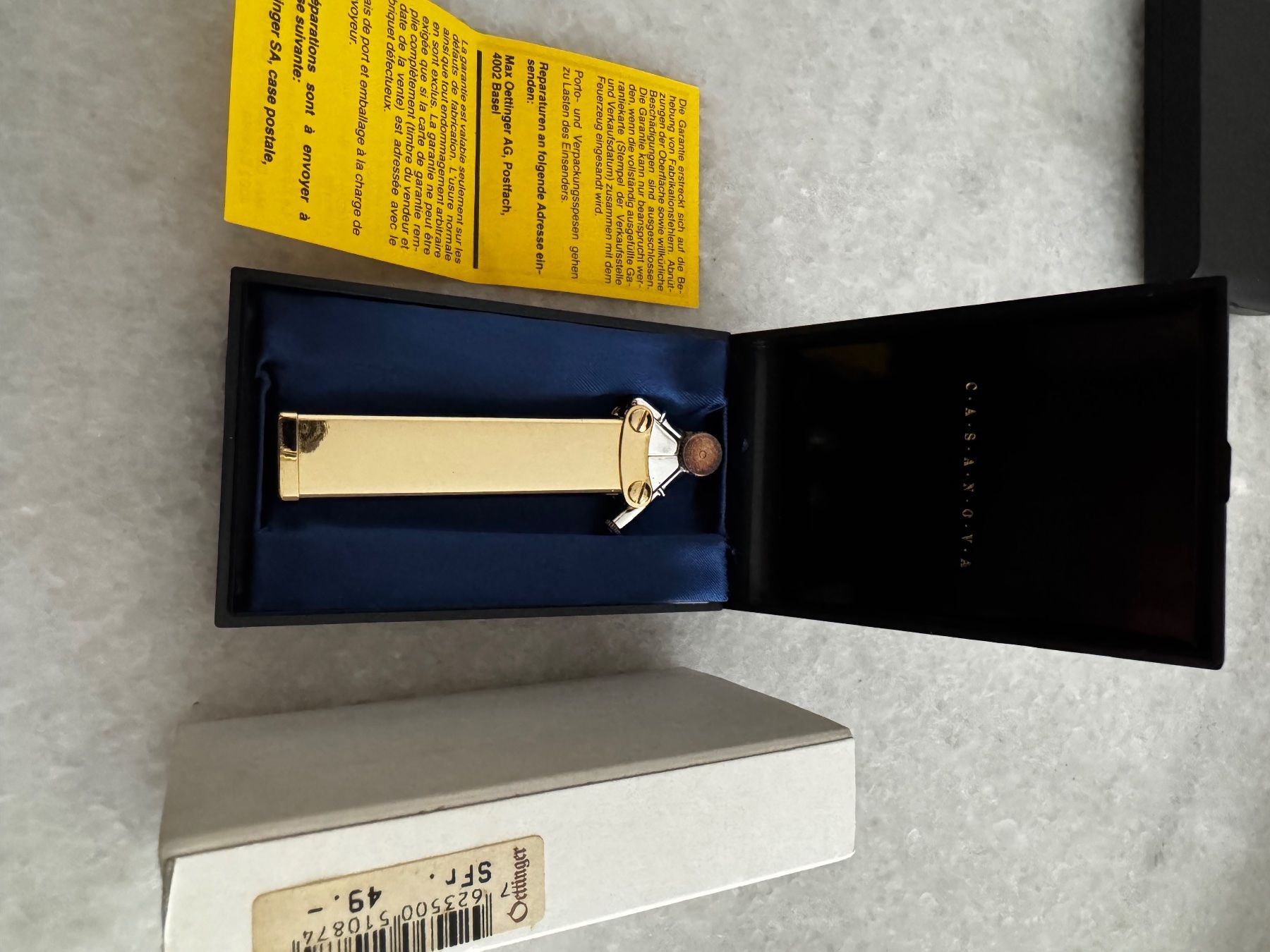 Accendini: Vintage Casanova Feuerzeug – Nuovo e nell'imballaggio originale da basel venduto da danqe25 5
