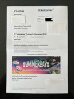 Summerdays Festival Arbon 2026: 2 x Zweitagespass (FR/SA)