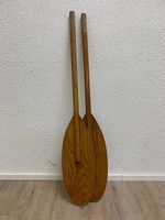 Vintage Holzpaddel 2er Set aus Massivholz