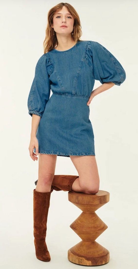 Des Petits Hauts Vestiti: Des Petits Hauts Jeans Kleid T3 – Usato da Zürich venduto da snowow