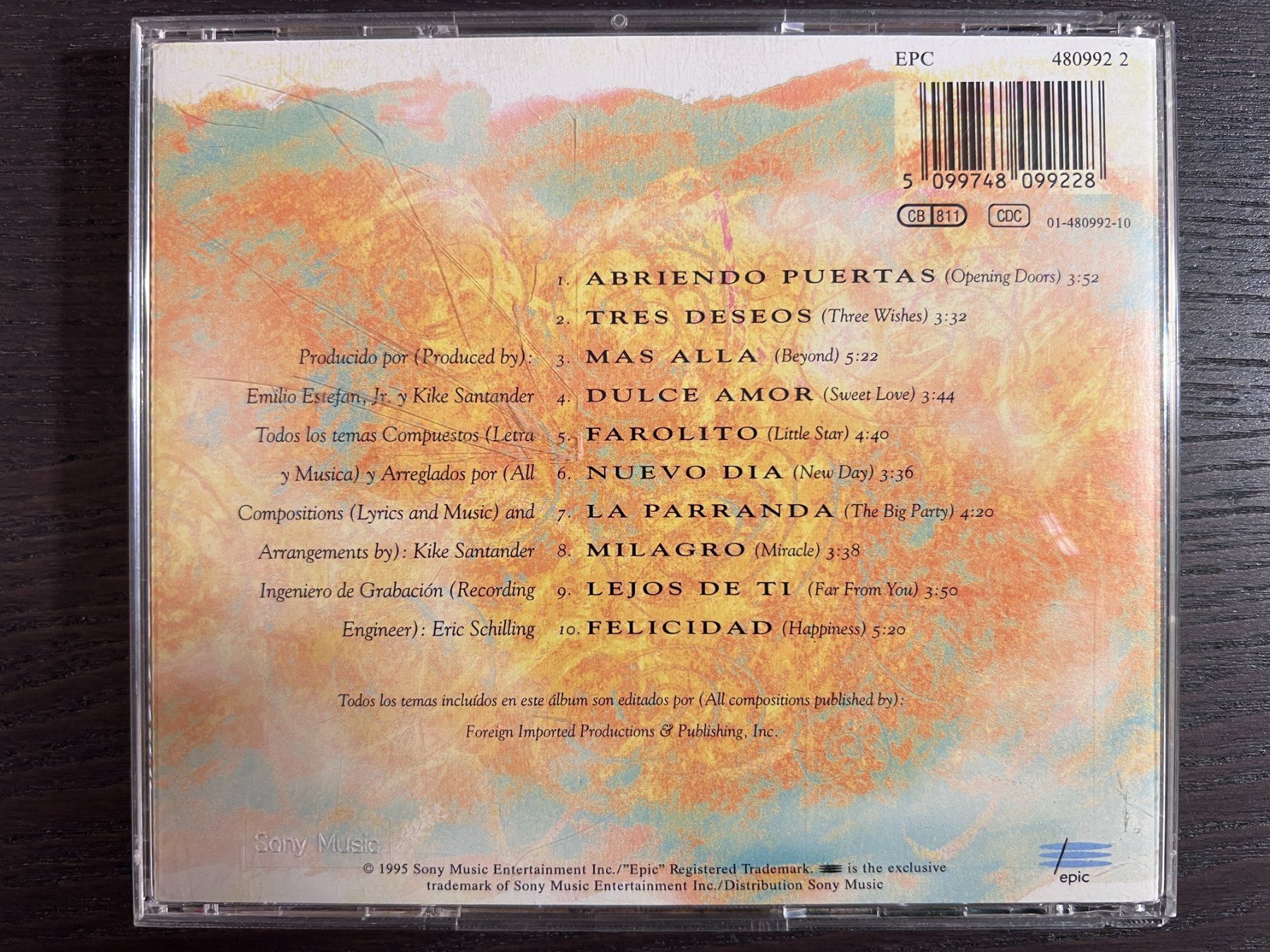 CDs: Gloria Estefan - Abriendo Puertas – Gebraucht aus Zürich von MusikFreunde 1