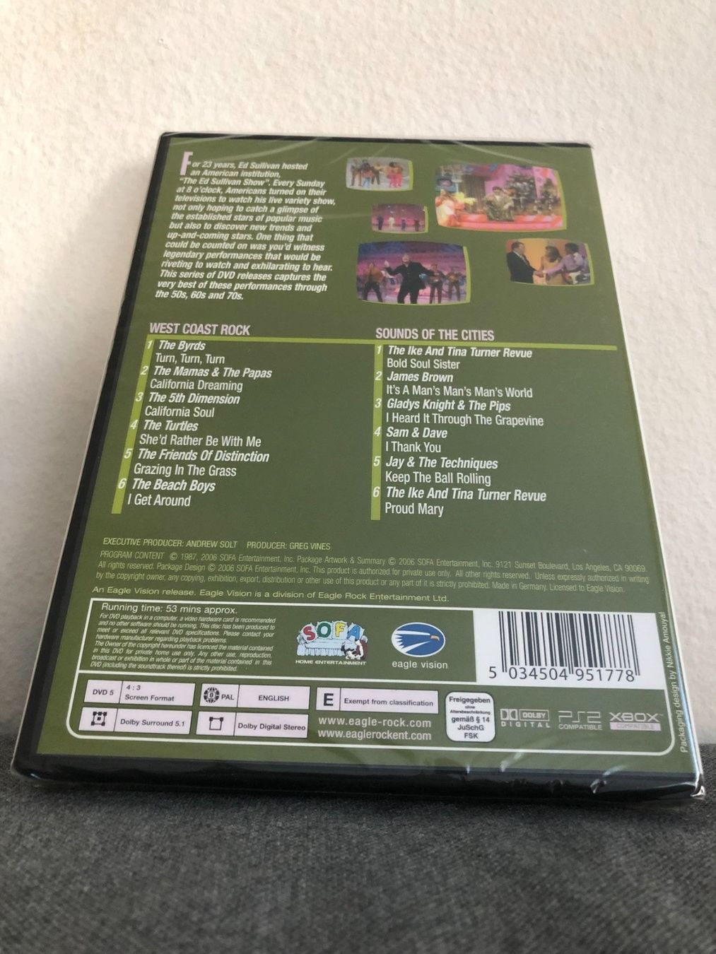 Alle DVDs: DVD - Ed Sullivan: West Coast Rock - originalverpackt – Neu und originalverpackt aus Niederhasli von thozam 1