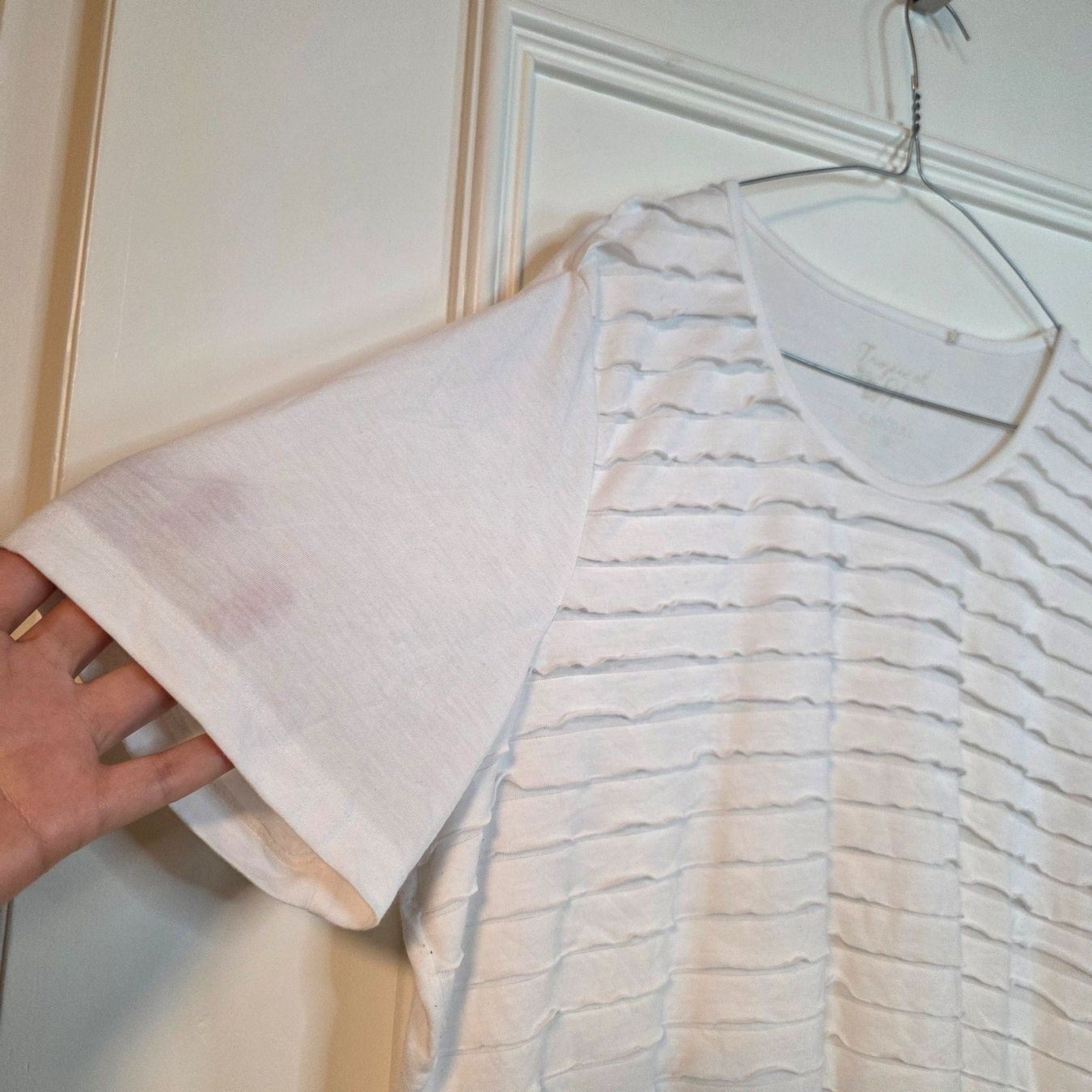 C&A Blusen: C&A Canda Bluse Weiß Gr. XL mit Struktur – Gebraucht aus Wald ZH von CapLux 1