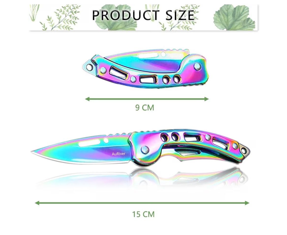 Couteaux de poche: Klappmesser/Sackmesser regenbogenfarben – Neuf avec emballage d'origine à Basel par Seifehuesli 2