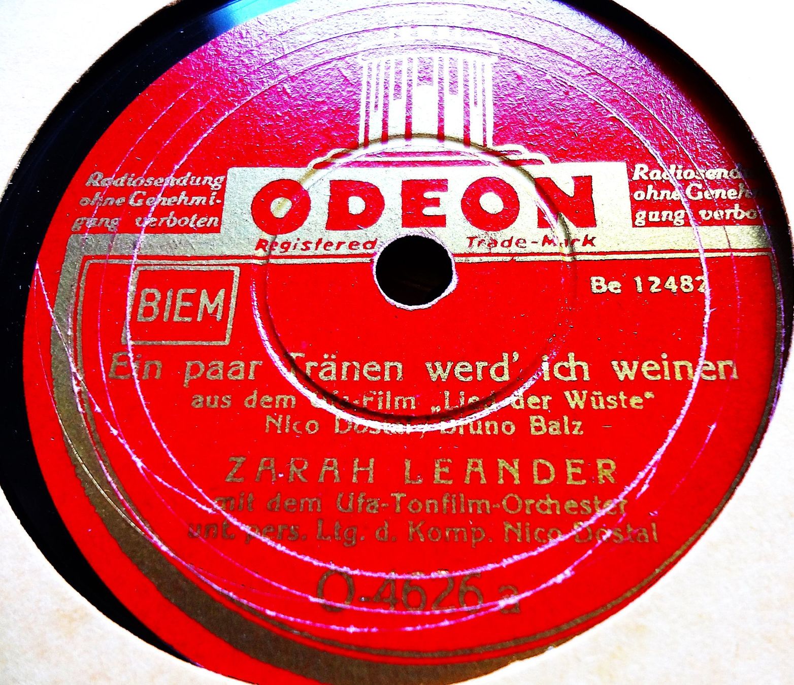 Dischi in vinile: Zarah Leander, Album mit 12 Schellackplatten – Usato da Hemishofen venduto da Phonomandy 6