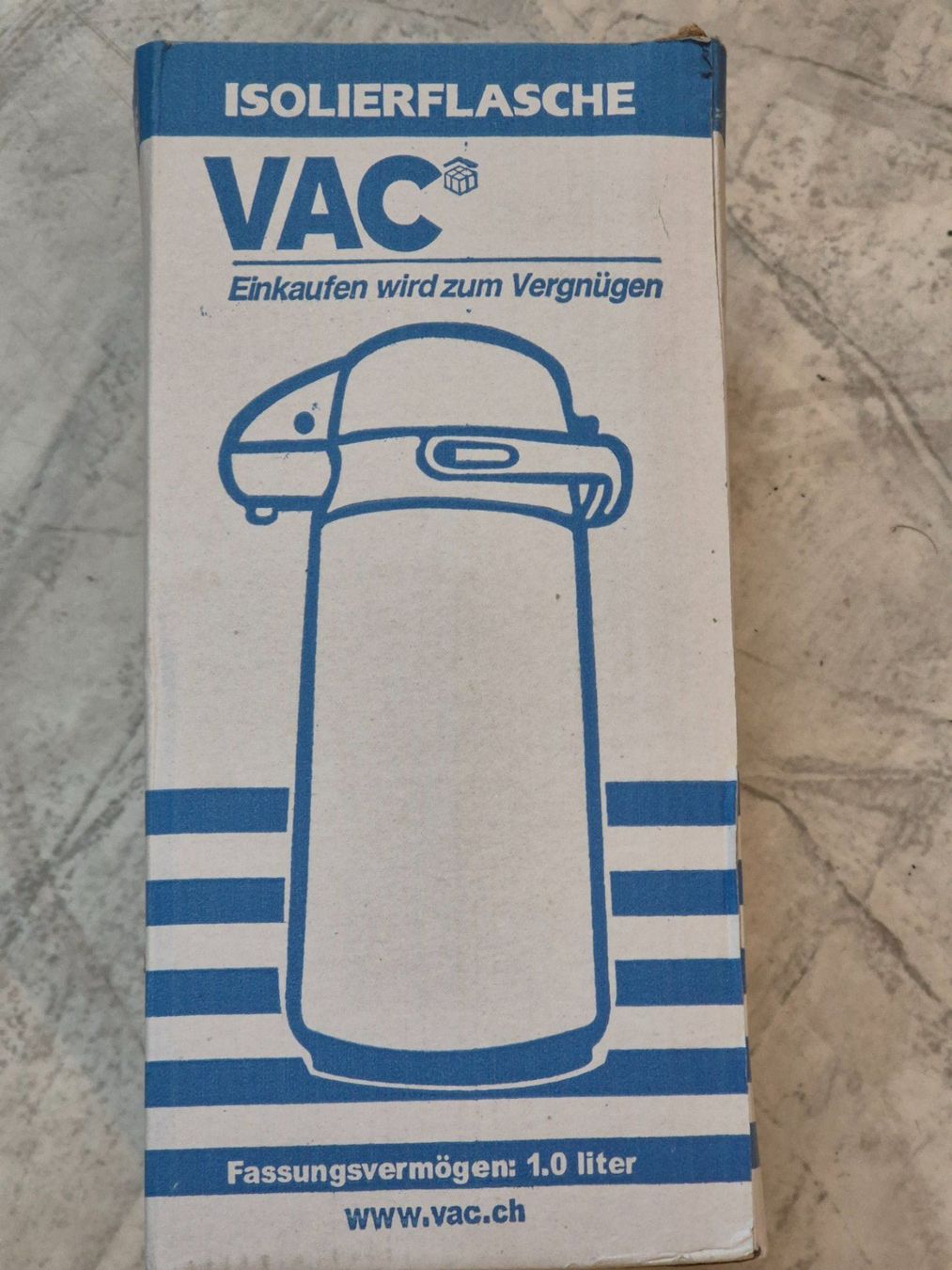 Teiere: Pump-Isolierkanne 1.0 Liter VAC – Nuovo e nell'imballaggio originale da Seewen SZ venduto da SuperpumaDisplayTeam 1