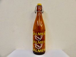 alte Bierflasche SALMENBRÄU BIER GLASHÜTTE WAUWIL 1963