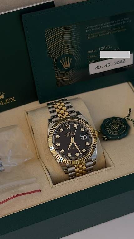 Orologi: Rolex Datejust 41 Bicolor Diamant Full Set 2022 Bucherer – Usato da Wallisellen venduto da ArtonKqiku 2