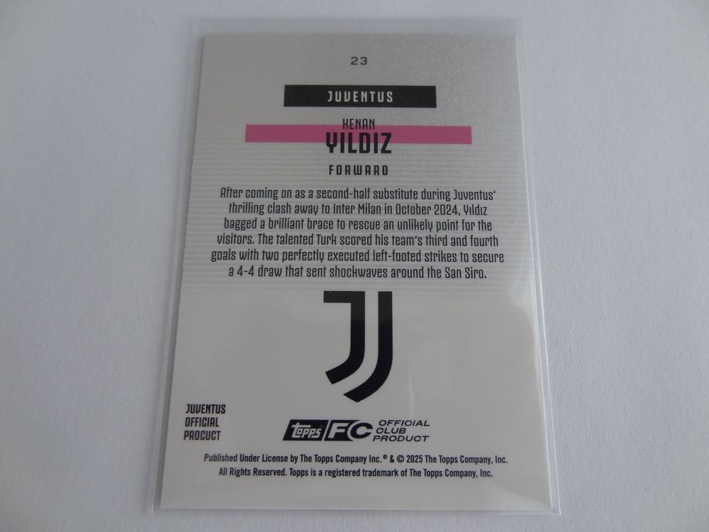 fotbalová kartička 2025-26 Topps Team set Juventus Gold Vault Limited Edition GV-5 Zinédine Zidane :: Kartičkárna