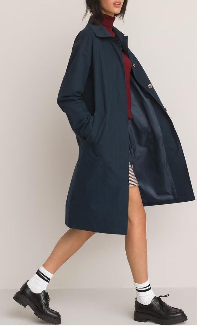La Redoute Cappotti: Trenchcoat Dunkelblau Gr. 40 – Usato da Zürich venduto da Veramone