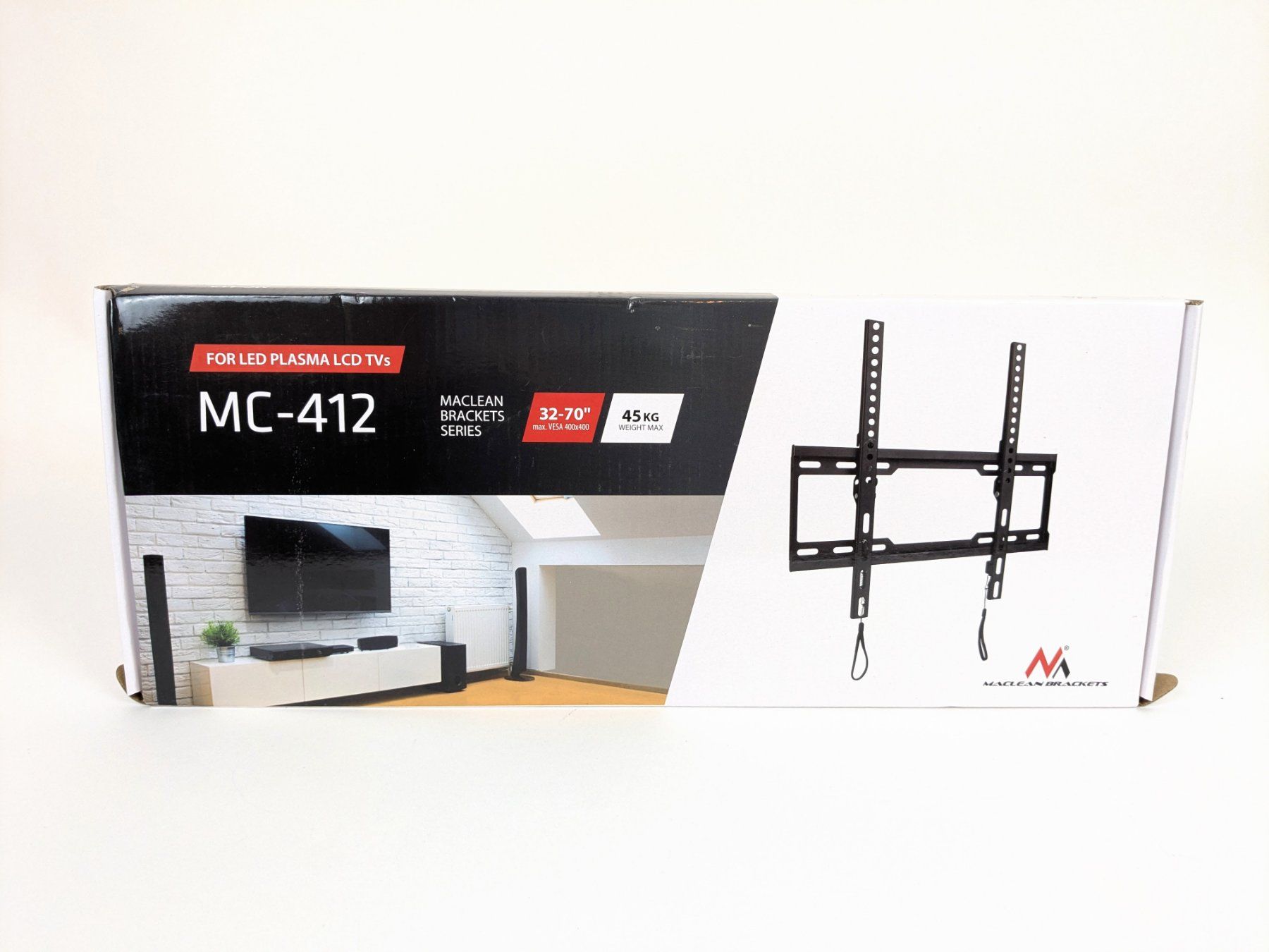 Supporti a parete: MACLEAN MC-412 TV Wandhalterung, Universal – Nuovo (secondo la descrizione) da Thun venduto da Restwert_Thun