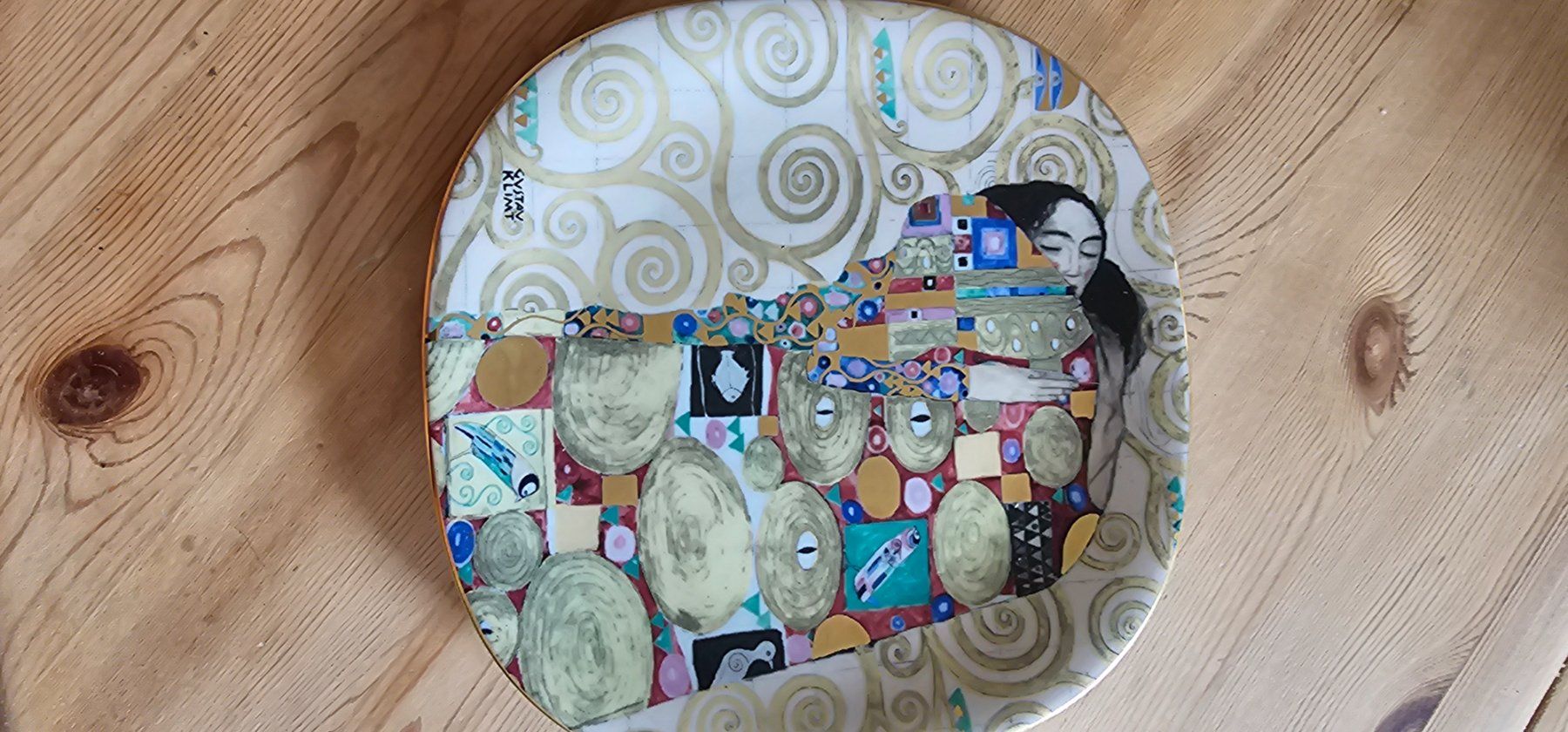 Teller: Gustav Klimt Teller – Gebraucht aus Zürich von janoscha