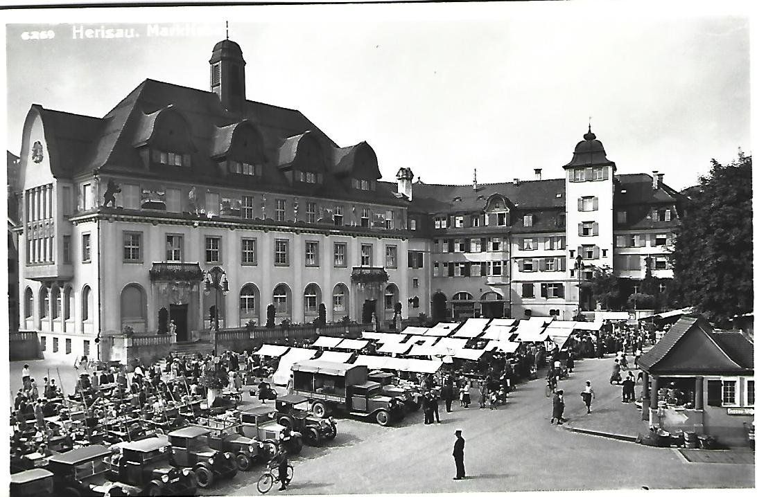 Cartes postales: Herisau Marktleben – D'occasion à Wetzikon ZH par Brulu100