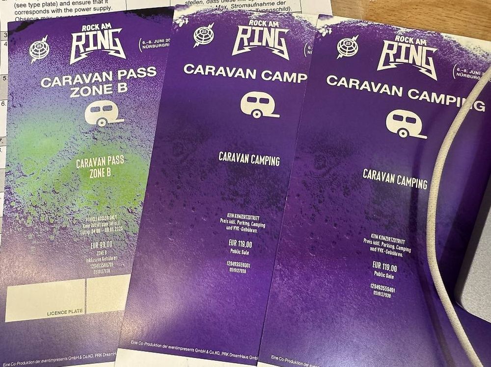 Rock am Ring Caravan Camping Tickets (Gebraucht) in Zürich für CHF 340 ...
