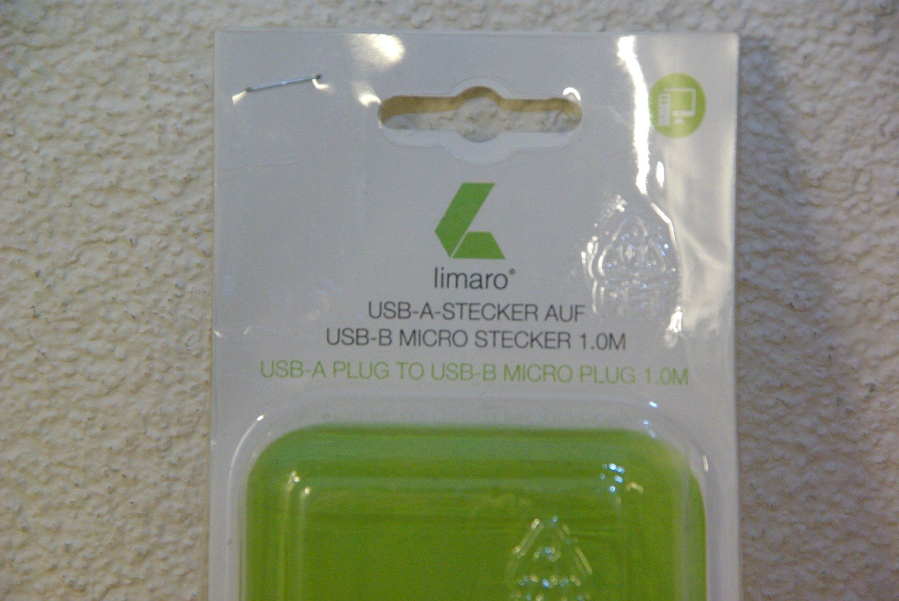 Cavi: USB Kabel mit A-Stecker auf B Micro Stecker – Nuovo e nell'imballaggio originale da Herisau venduto da Cevianer1844 1