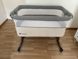 Beistellbett Leonie Beige Sand