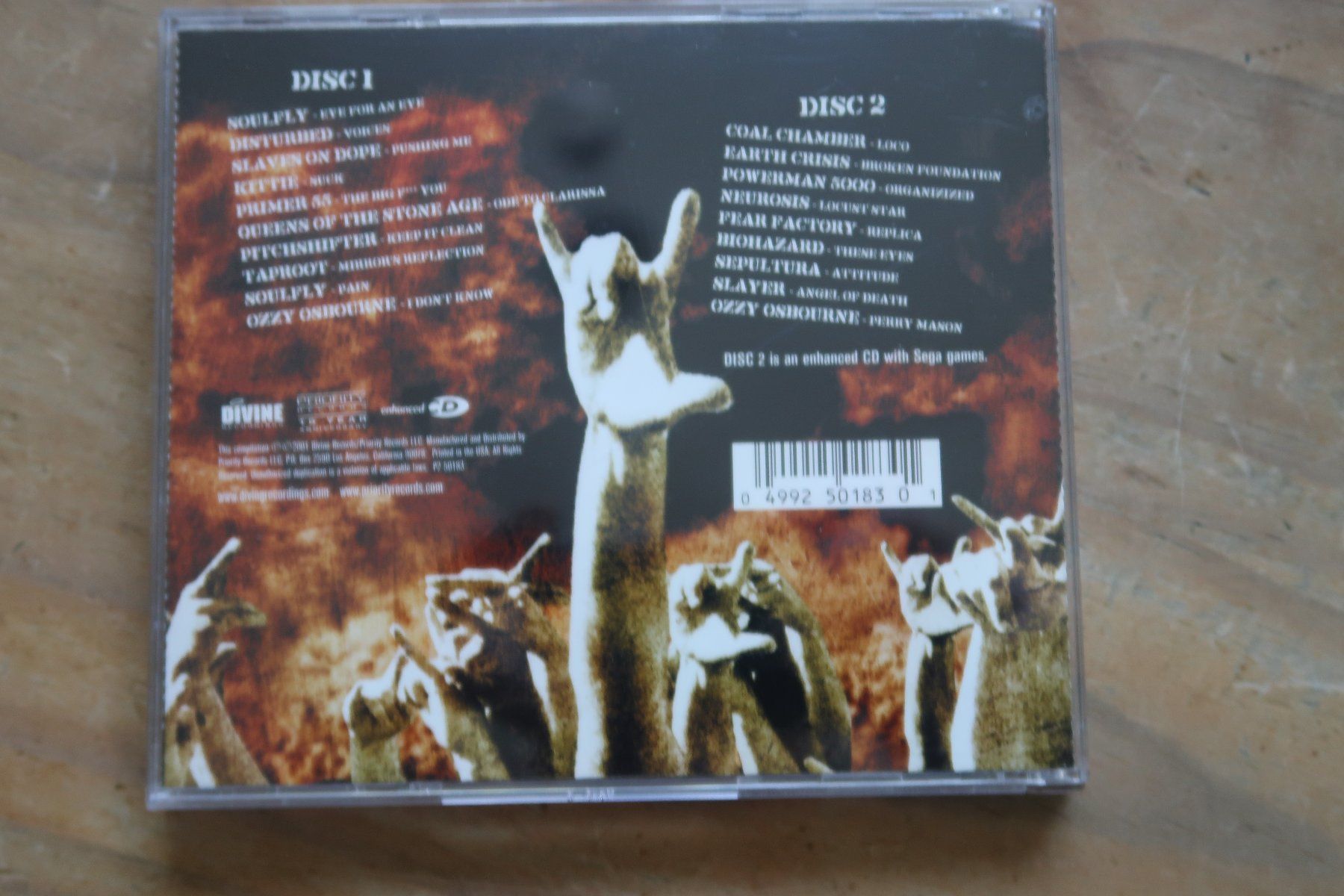 CD: OZZFEST - SECOND STAGE LIVE - OZZY OSBOURNE - 2x CD – Usato da Basel venduto da Patiscat 1