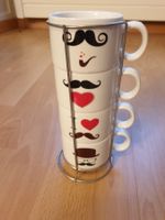 Cooles Tassenset mit Halter für Hochzeit