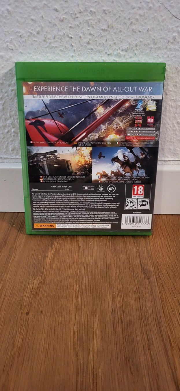 Microsoft Jeux: Xbox One - Battlefield 1 – D'occasion à Münsingen par DigitaleSpielecke 1