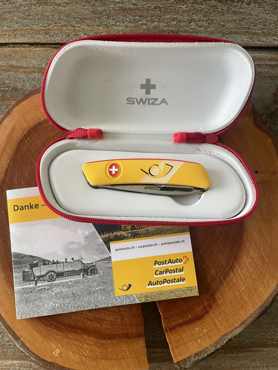 Swiza Coltelli tascabile: Swiza Post Sammlermesser – Nuovo e nell'imballaggio originale da Heitenried venduto da Alpuchalb