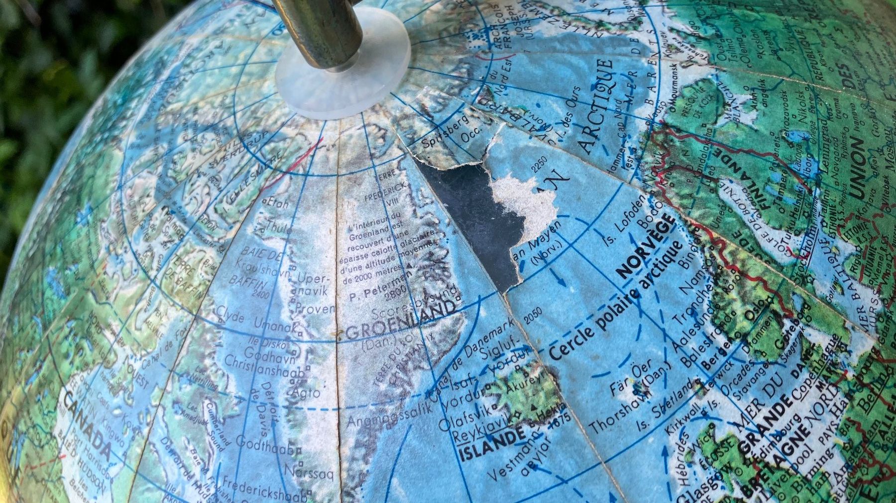 Altro in Decorazioni & Accessori: Globe terrestre vintage Erdkugel Mappemonde Danemark éclairé – Usato da St-Cierges venduto da LeRegain 8