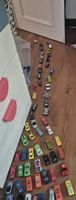 Collection of 40+ toy cars and airplane used