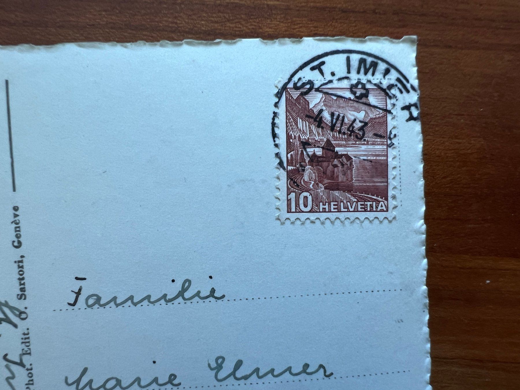 Cartes postales: AK   1943 St. Imier     (G2345) – D'occasion à Hinwil par Sidi4 1