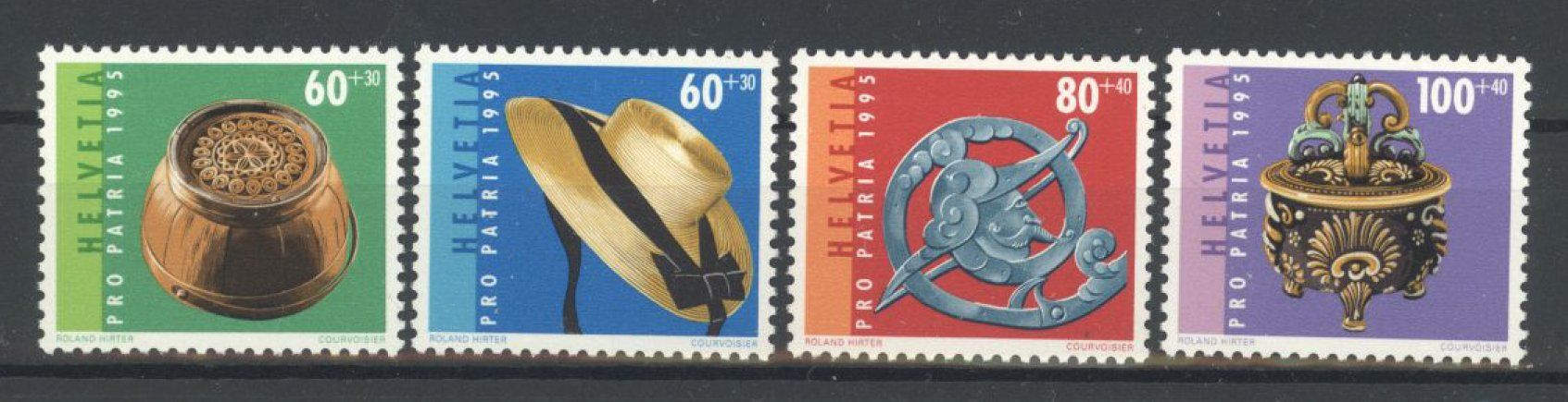 Tous les timbres: 1995, Pro Patria ** – D'occasion à Willisau par Vollstempel