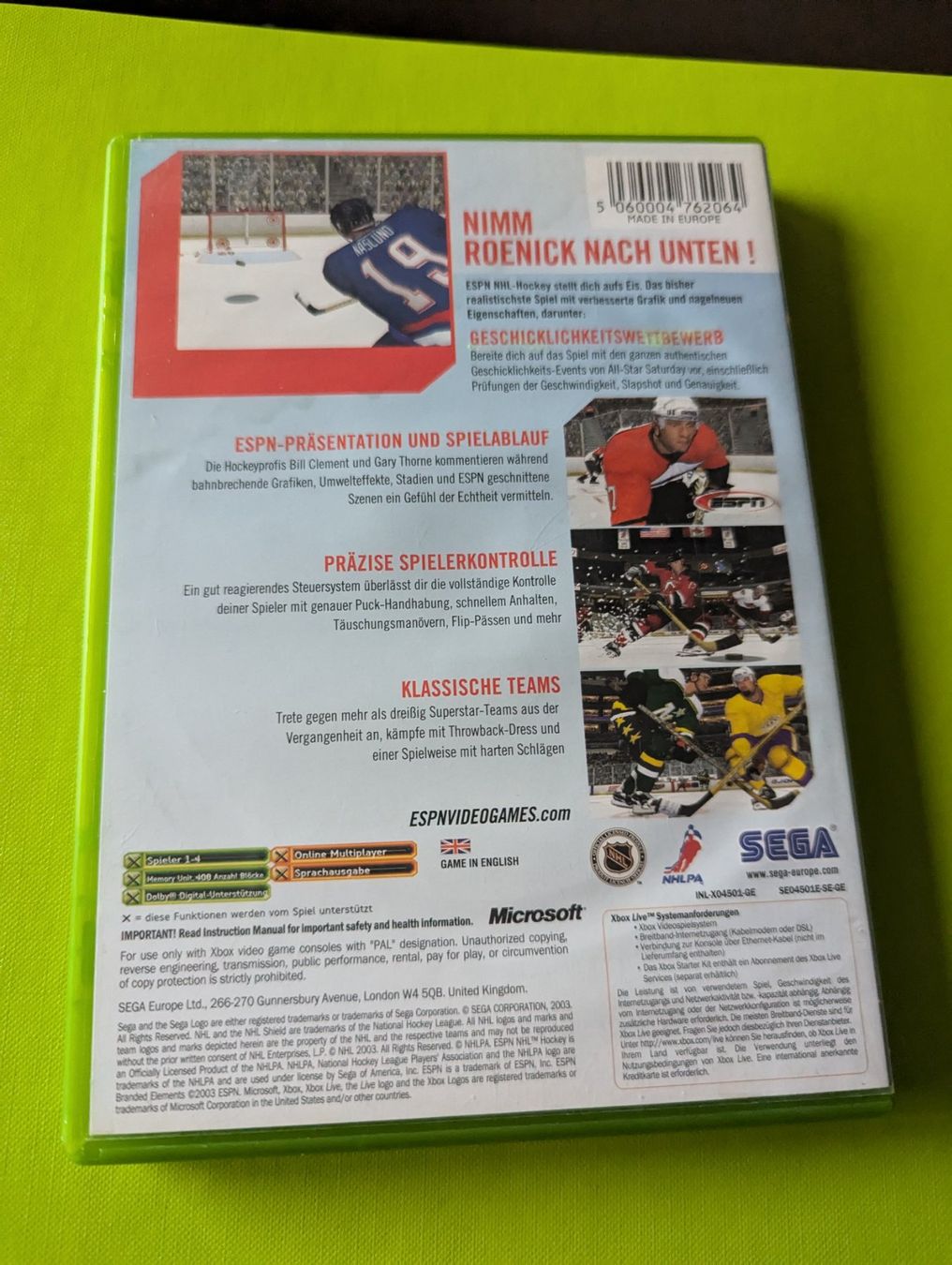 Microsoft Spiele: Xbox ESPN NHL Hockey Game Ice – Gebraucht aus Hünenberg See von SpecialEditionGaming 2